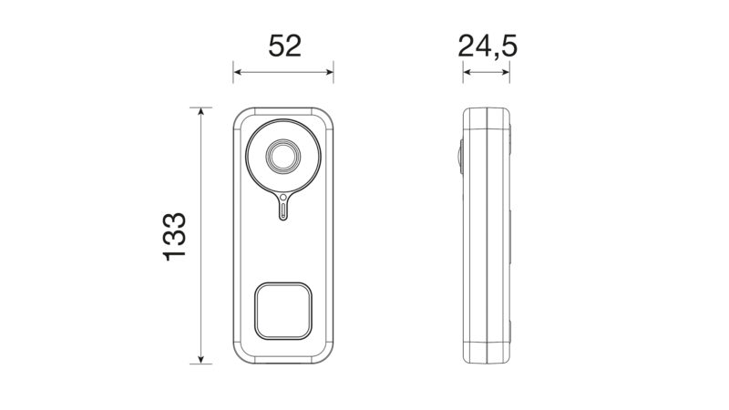 Wi-Fi doorbell kit+DIN power unit - Image 2