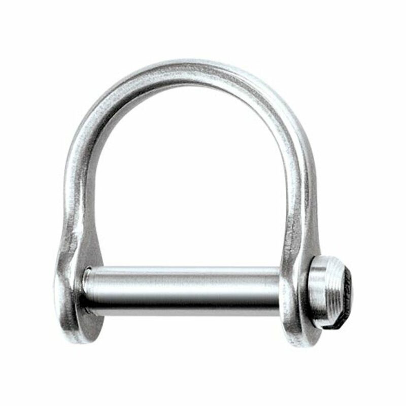 Wide D Shackle, 1/8" Pin