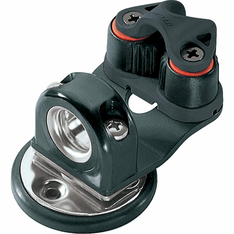 Swiveling Fairlead & Cam Cleat for 2-8mm Rope