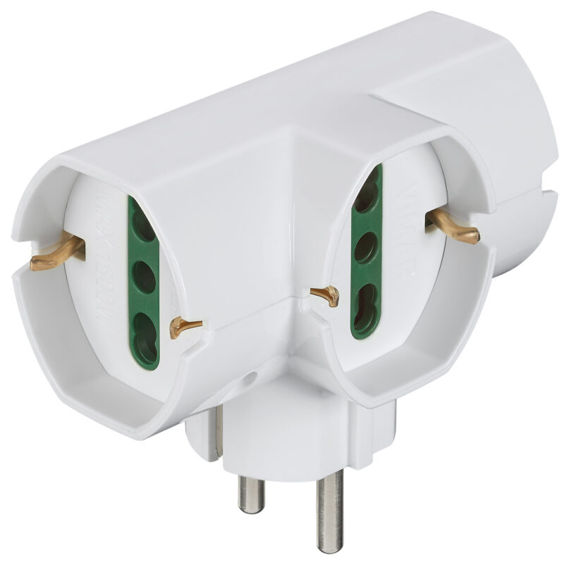 Vert.S31 adaptor +3Universal outs white