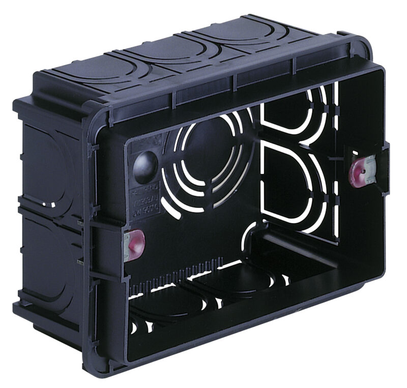 Flush mounting box 3M black